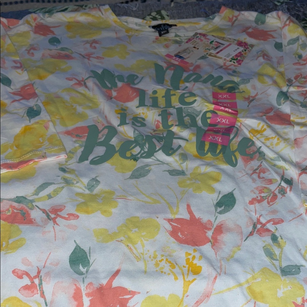 Floral Print plus size women’s  Shirt